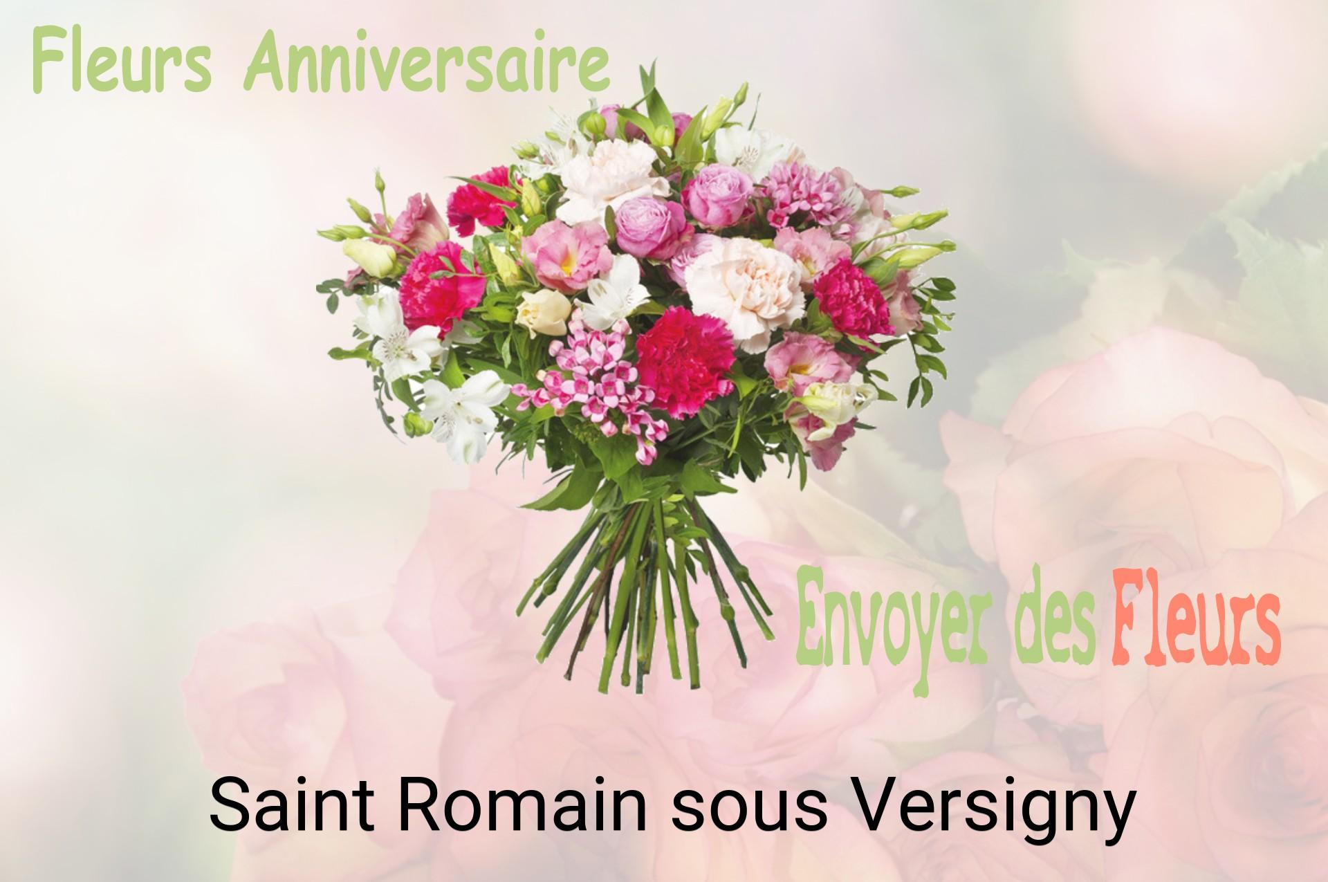 Bouquet de fleurs d’anniversaire livré à Saint-Romain-sous-Versigny