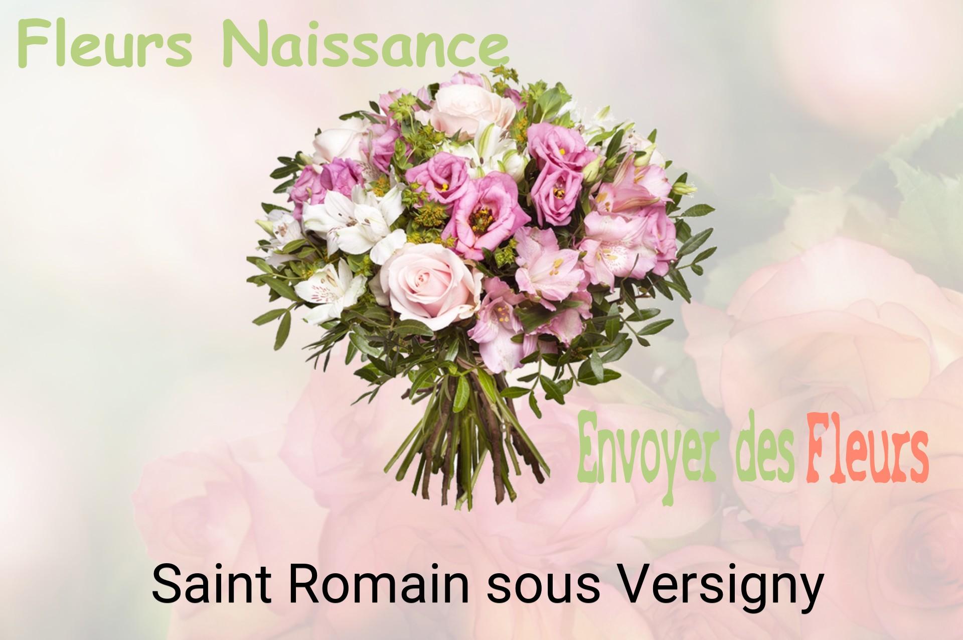 Bouquet de fleurs de naissance livré à Saint-Romain-sous-Versigny